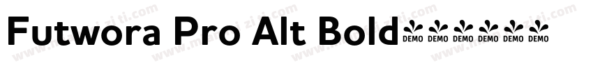 Futwora Pro Alt Bold字体转换